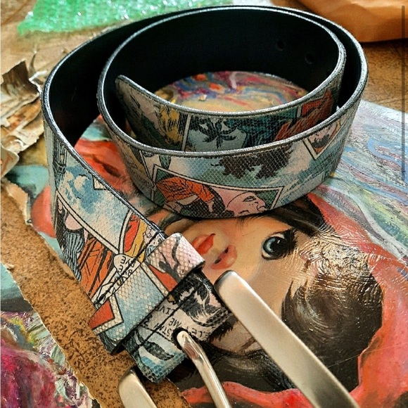 Absurd 1990s Unisex Cartoon Pop Art Belt - Picture 3 of 11